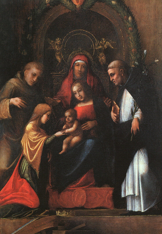 The Mystic Marriage of St. Catherine dfg